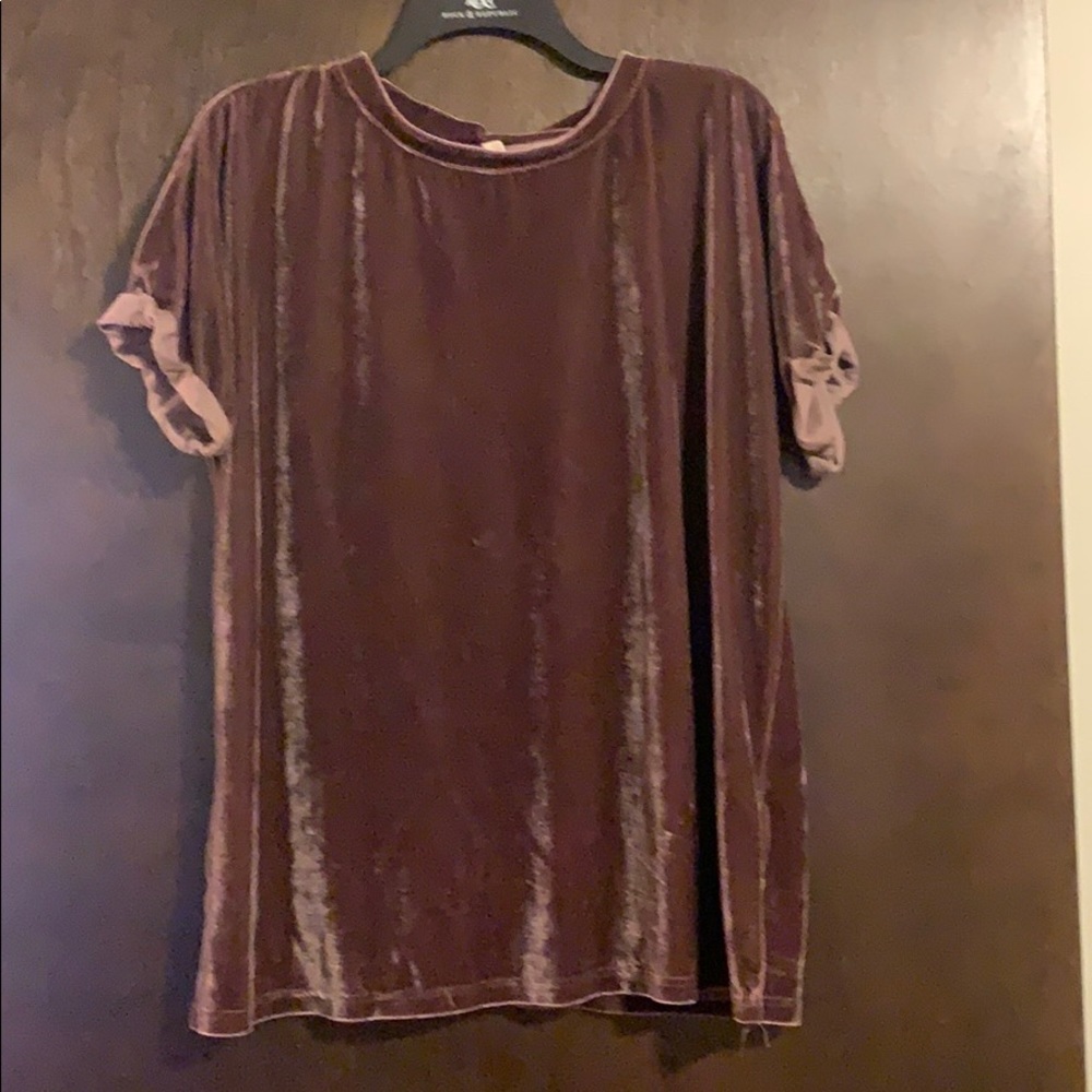 Velvet top